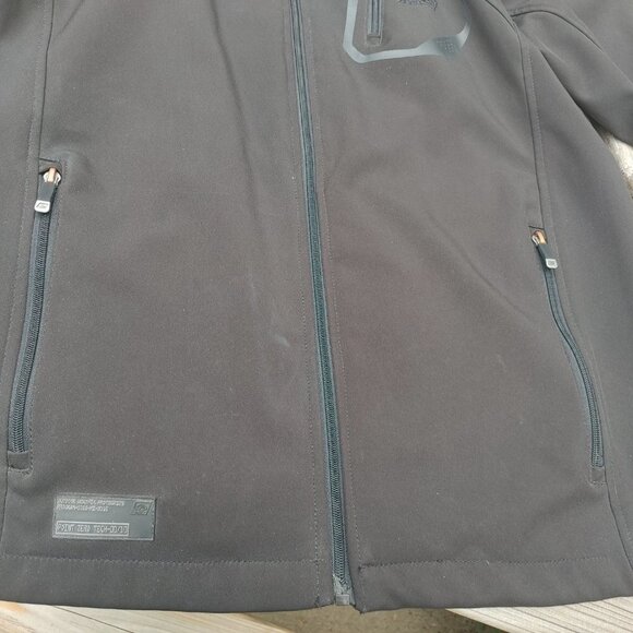 POINT ZERO Gold Edition Men's Shell Jacket Size Large Black - Picture 3 of 10
